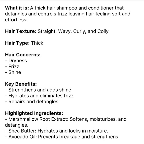 OUAI Shampoo & Conditioner Set - Picture 4 of 6